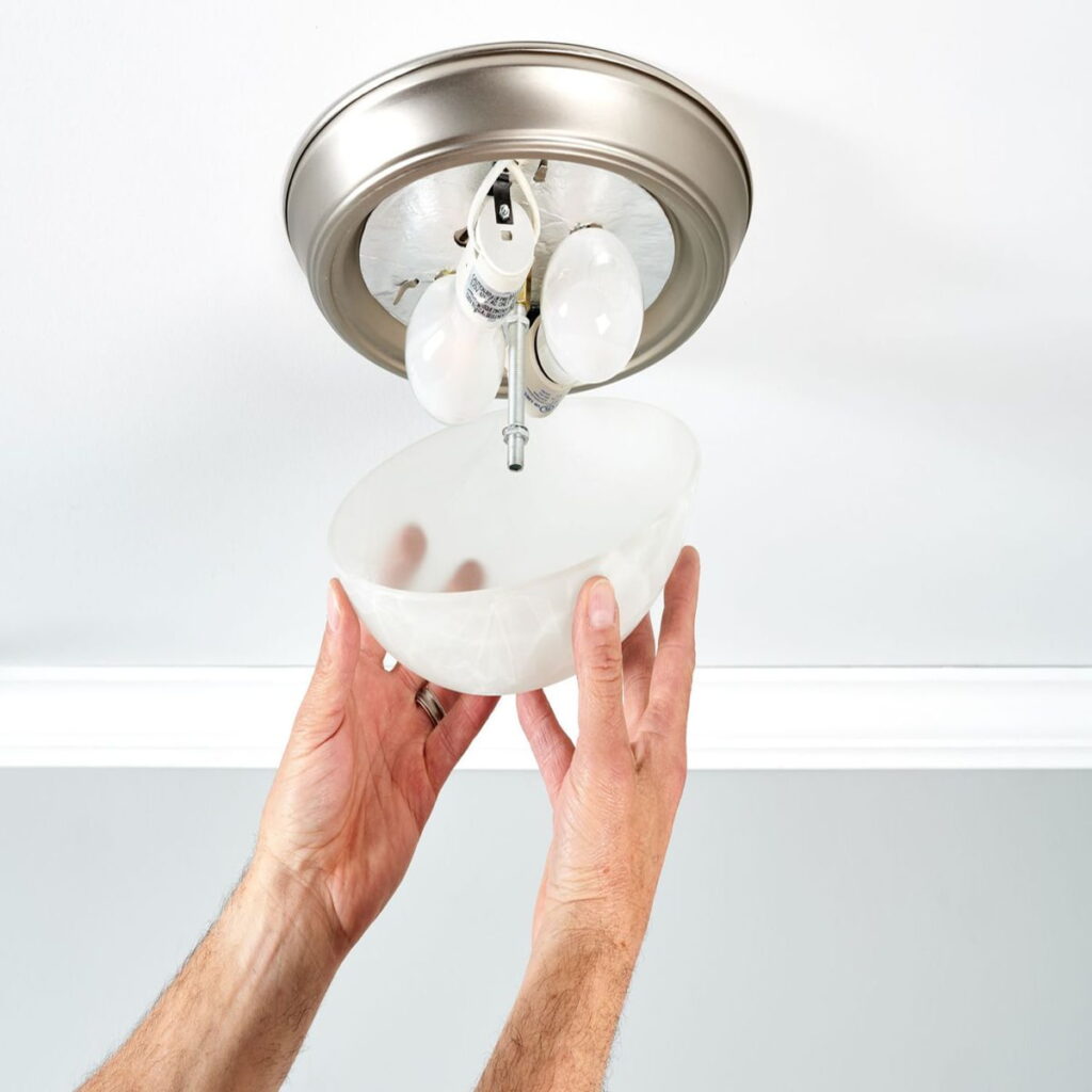 How To Hang A Light Fixture From Ceiling